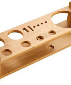 Support à outils compact en bois délicat de 29 cm, solution de rangement pour outils de barman professionnel à la maison, mixologie, étagère de rangement professionnelle