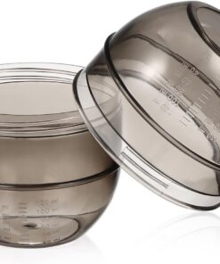 Mipcase Bol mélangeur professionnel pour teinture des cheveux avec échelle pour mélange de couleurs de salon pour une utilisation et un nettoyage faciles pour les soins capillaires et les projets de