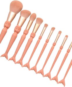 Healeved 10pièces Pinceau Poudre pour Visage Maquillage Ombre à Paupières Outils de Maquillage pour Visage Cosmétique Pinceau pour Outils
