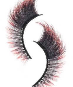 Clusters de cils colorés, faux cils réutilisables, ensemble de 12 paires | avec un design à long volume, accessoire de pour les yeux, outil cosmétique avec construction légère, fourniture d