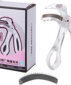 Recourbe-cils Grand Angle, Recourbe-cils Avec Peigne Pour tou-s Les Yeux | Recourbe-cils Grand Angle, Accessoire Peigne À Cils, Coussinet De Remplacement, Toutes Formes D'yeux, 10,5 Cm