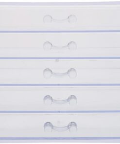 Ciieeo Boîte de Rangement Légère et Portable pour Outils de Manucure en Acrylique Tiroirs, pour Accessoires D'ongles à Domicile Boutique