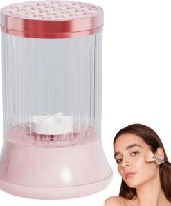de pinceaux de , nettoyeur de pinceau cosmétique Outil cosmétique rotatif | Fournitures de portables, accessoires de séchage pour la maison, le studio, les voyages