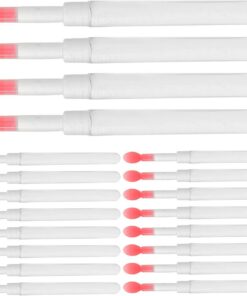 60pcs Pinceau Applicateur à Lèvres en Silicone avec Couvercle Outil de Maquillage pour Festivals