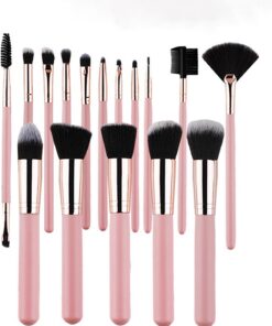 Ensemble de pinceaux de maquillage pour fille et femme, maquillage liquide, fard à paupières, blush, anti-cernes, outil de maquillage
