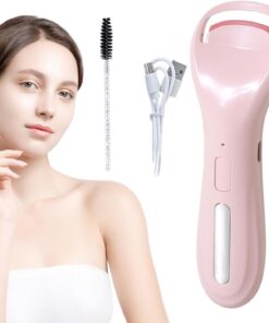 Curler à cils chauffés, cureur de cils électriques Le curleur de cils | Outil de curling naturel rechargeable, portable, accessoires de pour les femmes et les filles