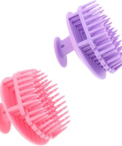 VALICLUD 6pièces Brosse de Massage Chevelu Silicone Outil de Lavage Cheveux Exfoliant sous Douche Portable pour Soins Capillaires
