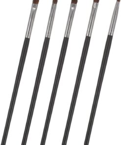 OUNONA 5pièces Pinceau à Paupières Outil de Maquillage pour Yeux Lèvres Cadeau Femme