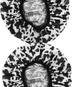 2 Pièces Bonnet de Soins Capillaires en Feuille, Double Couche | Autochauffant, Imperméable, Léger et Portable, pour Traitements Capillaires, Usage Féminin