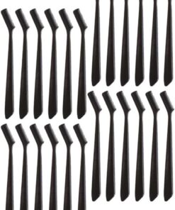 HEMOTON Brosses à Sourcils Portables Légères et Compactes Lot de 30 en Pp Accessoires Multifonctions Couleur Aléatoire pour Maquillage à Domicile Salon de Beauté