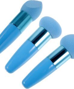 VALICLUD 3pièces Éponges De Maquillage Pour Estomper De Maquillage De Voyage Outils Cosmétiques Multi-usages Accessoires De Beauté Pinceau Sec Et Humide Pour