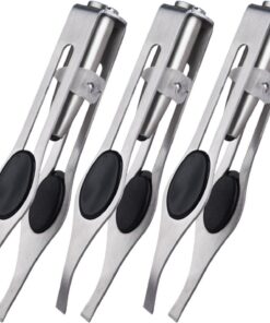 Pince à épiler pour femme, légère et professionnelle en acier inoxydable | pince à cheveux en acier, pour l'épilation des sourcils, accessoire d'outil de beauté de précision pour grand-mère