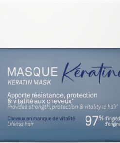 LUXÉOL - Masque Kératine - Apporte Résistance | Cheveux plus doux, lisses & brillants* - 97% d’ingrédients d’origine naturelle - Sans silicones - Fabriqué en France - 200ml