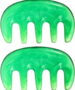 OUNONA 2pièces Peigne de Massage Chevelu Dents Portable Masseur Cheveux pour Soulager Tension Peigne Soin Capillaire