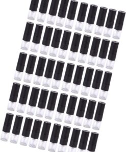 Lot de 50 flacons d'échantillons de parfum rechargeables et étanches - 1 ml - Pour bâtiments en verre - Avec distributeur d'outils - Pulvérisateur portable