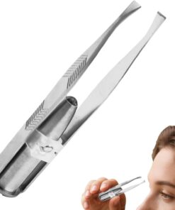 Pince à sourcils avec lumière LED pour maquillage des cils et des sourcils, outils de maquillage cosmétiques pour les incarnés et le visage