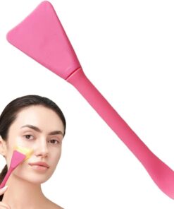 Applicateur de brosse pour le visage | Outils d'application de masque | facial à double tête | Accessoires de beauté réutilisables pour le visage Outil multifonction de soins de la peau pour appliq