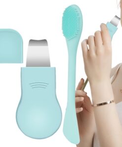 Outil Grattoir Visage Pour Les Pores Éliminateur De Points Blancs | Spatule À Pores Nettoyage Du Visage Pour Menton Nez Douche Quotidienne Spa Soir Maison Femmes Hommes Nettoyage