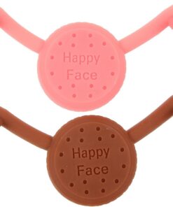 VOSAREA Correcteur de Sourire Resserre-sourire 2pcs en Silicone Portable et Facile à Transporter, Accessoire de Tonification Visage pour Entraînement Facial