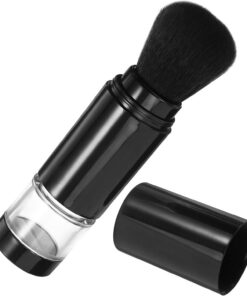 Pinceau Poudre Automatique Portable pour Visage Blush et Poudre Brosse Maquillage Légère et Outil Cosmétique Facile à Transporter