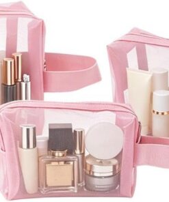 Pochette Maquillage en 3 Pièces Accessoires de Portables | Sacs Organisateurs De En pour Gym, Fitness, Bain, Maison, Dortoir, Bureau et Courts Séjours