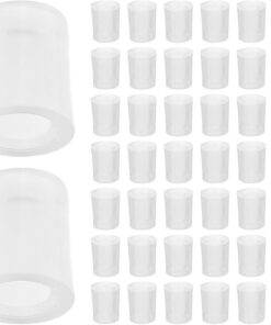 Gatuida Adaptateurs de Distributeur de Parfum Rechargeables, 250 pièces, en Plastique Transparent, Outil de Recharge pour Flacon pulvérisateur, convertisseur d'atomiseur extérieur pour flacons