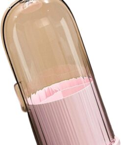 Boîte de maquillage empilable pivotante à 360°, même facile à nettoyer, idéale pour les zones compactes et les voyages