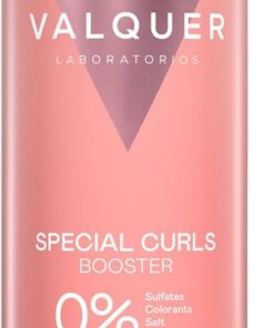VALQUER Booster de Boucles Anti-Frisottis | Cheveux Bouclés | 300 ml | Frisés et Ondulés | Kératine Végétale & Maïs | Compatible Méthode Curly Girl | Vegan