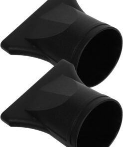 STOBAZA Embouts Concentrateurs Ajustement Précis 44-46mm Noirs Lot de 2 en Plastique pour Sèche-cheveux Universels pour Routines de Coiffage et Soins Capillaires Quotidiens