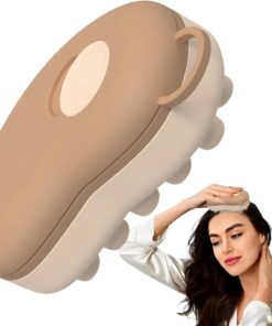 Moule à Glaçon Visage Massageur de Cuir Chevelu en Silicone | Accessoire De Soin Visage Pour Femme Réduction Des Poches Routine Matinale Relaxation