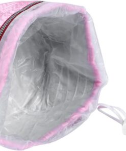 Casque Électrique Rose à Réglage Thermique pour Soins Capillaires | Plastique et Tissu, Chauffage Uniforme à Trois Niveaux, Adapté aux Femmes Filles Couleur Aléatoire