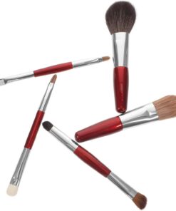 Healeved Pinceau de Maquillage pour Visage Cosmétique Blush et Fard à Paupières Outil de Beauté Femme Fille Applicateur Maquillage Compact