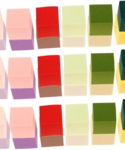 Éponges à Ongles pour Manucure 50 Pièces, Éponge Carrée en Mousse | Petit Format, Usage Quotidien et Voyage, Application Homogène, Outils pour Nail Art et Manucure