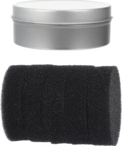 STOBAZA Boîte de Nettoyage Compacte Outil de Nettoyage pour Voyage en Éponge Réutilisable pour Pinceaux de Maquillage