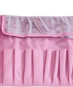 Trousse à Pinceaux de Maquillage Pliant et Portable | Pochette à Pinceaux Autoportante Pour Vacances, , Maison, Bureau, École, Dortoir, Studio, Fête