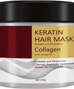 Masque Capillaire Traitant 100g Masque Réparateur Anti-Frizz pour Cuir | Soin fortifiant pour cheveux Pour Domestique, , Salon, , Hommes et Femmes