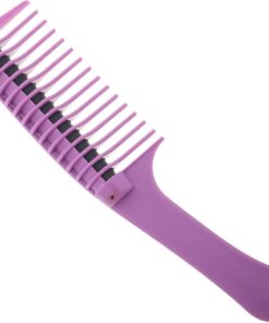 VALICLUD Peigne à Mèches en Abs Robuste Rouleau Intégré pour Soins Capillaires à Domicile, Outil de Coloration et Coiffure Pratique au Design Moderne