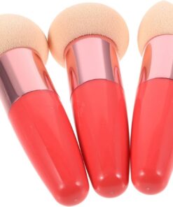 OUNONA 3 pièces Beauté Penne de Maquillage Portable Outils de Maquillage Ergonomiques pour Teint Peau Naturelle