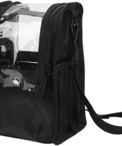 Cabilock Trousse de Maquillage Professionnelle Design Élégant et Facile à Nettoyer pour Maquilleurs Grosse Capacité, Tissu Noir Voyage et Usage Personnel