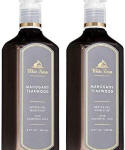 Bath and Body Works Lot de 2 savons doux pour les mains en bois de teck Mahogou