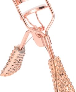 OUNONA Recourbe-cils Portable en Métal Plaqué Embouts en Caoutchouc, Adapté à Toutes Formes D'yeux, Accessoire Maquillage Précis