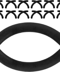 VICASKY 144pièces Coussinets pour Recourbe-cils Caoutchouc Recharges Souples et Flexibles Noir Kit de Voyage Outils de Beauté