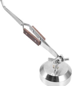 Ciieeo Pince à Souder de Bureau Multifonction en Acier Carbone Pince à Épiler Artisanale Incurvée Outil de Fixation pour Fabrication de Bijoux Accessoire de Soudage Professionnel