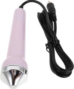 Ciieeo Accessoire de Massage Facial pour Appareil de Soins Peau Ultrasonique, Tête Visage et Yeux, Acier Inoxydable et Plastique, Rose, Maison Voyages