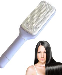 Brosse Antistatique Peigne Polyvalent Antistatique à Manche Rotatif | Femmes Brosse À Cheveux Portable Facile À Massage Du Cuir Chevelu Soin Capillaire Hommes