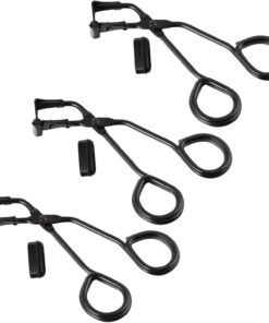 Recourbe-cils en Fer Outil pour Cils Effet Recourbé et Naturel 3 Sets avec Bande en Silicone avec Tampons Rechargeables Voyage