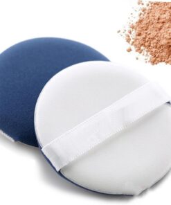 VICASKY Puff De Maquillage Bleu Éponge Professionnelle Pour Fond De Teint Et Blush Texture Premium Douce Et Outil Pour Application Facile Sur Types De Peau