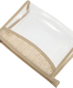 Trousse à Maquillage Portable en TPU Khaki Fermeture Éclair | Format Compact pour Voyage, Usage Extérieur, pour Outils Maquillage et Articles Nail Art