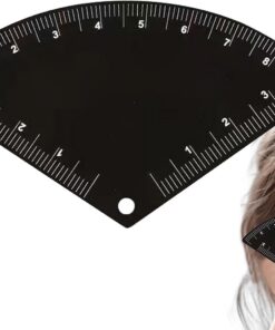 Outils de dessin de sourcils Application Mesure Style | Outil de dessin et de mesure des sourcils Accessoires Beauté pour Extérieur Coiffeuse Coiffeur Spa Vacances Bureau Sac à Dos