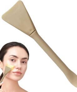 Brosse pour masque facial,Brosse de masque faciale en silicone | Outils de masque facial à double tête | Outils flexibles pour le visage, outils de soin de la peau, accessoires